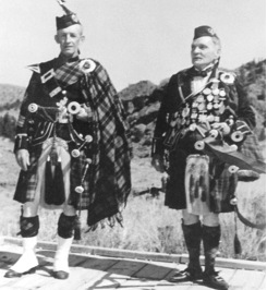 Pipe Major William H. Wallace and D.C. 