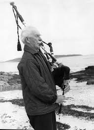 Calum Johnstone, traditional piper and singer from the Isle of Barra.